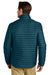 Eddie Bauer EB514 Mens Packable Quilted Water Resistant Full Zip Jacket Adriatic Blue Model Back