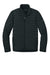 Eddie Bauer EB514 Mens Packable Quilted Water Resistant Full Zip Jacket Black Flat Front