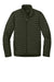 Eddie Bauer EB514 Mens Packable Quilted Water Resistant Full Zip Jacket Olive Green Flat Front