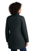 Eddie Bauer EB515 Womens Packable Quilted Water Resistant Full Zip Jacket Black Model Back