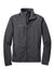 Eddie Bauer EB530 Mens Water Resistant Full Zip Jacket Steel Grey Flat Front