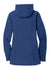 Eddie Bauer EB537 Womens Water Resistant Full Zip Hooded Jacket Admiral Blue Flat Back