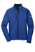 Eddie Bauer EB538 Mens Waterproof Full Zip Jacket Cobalt Blue Flat Front