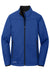 Eddie Bauer EB539 Womens Waterproof Full Zip Jacket Cobalt Blue Flat Front