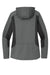 Eddie Bauer EB543 Womens Trail Water Resistant Full Zip Hooded Jacket Metal Grey Flat Back