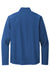 Eddie Bauer EB544 Mens Water Resistant Stretch Full Zip Soft Shell Jacket Cobalt Blue Flat Back