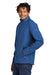 Eddie Bauer EB544 Mens Water Resistant Stretch Full Zip Soft Shell Jacket Cobalt Blue Model Side
