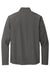 Eddie Bauer EB544 Mens Water Resistant Stretch Full Zip Soft Shell Jacket Iron Gate Grey Flat Back