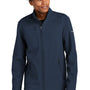 Eddie Bauer Mens Water Resistant Stretch Full Zip Soft Shell Jacket - River Navy Blue