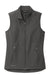 Eddie Bauer EB547 Womens Stretch Soft Shell Full Zip Vest Iron Gate Grey Flat Front