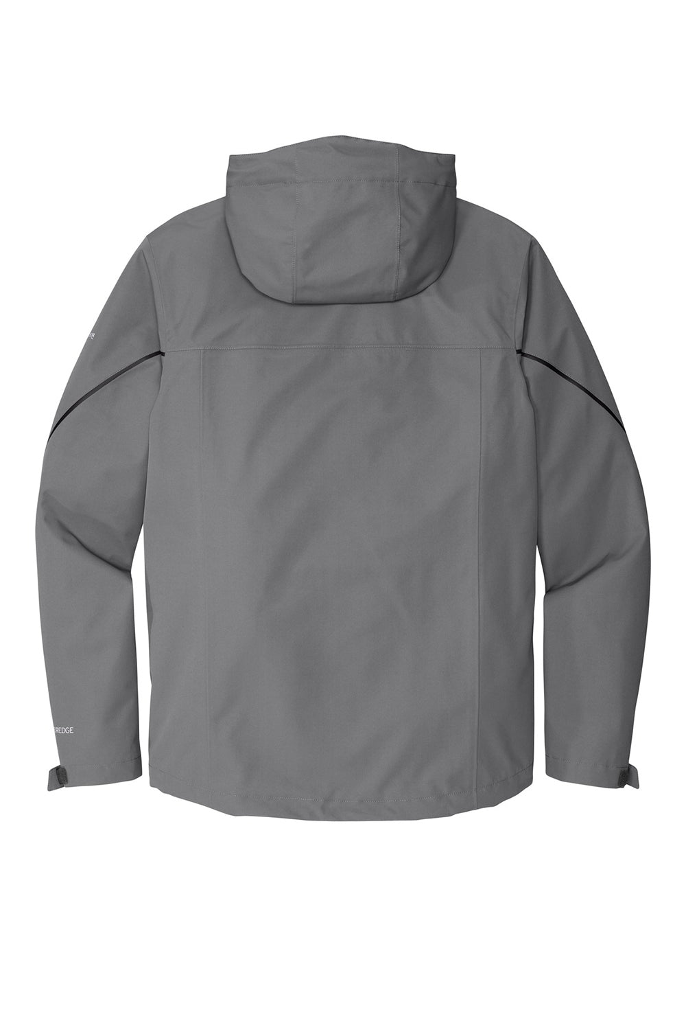 Eddie Bauer EB556 Mens WeatherEdge Plus 3-in-1 Waterproof Full Zip Hooded Jacket Metal Grey Flat Back
