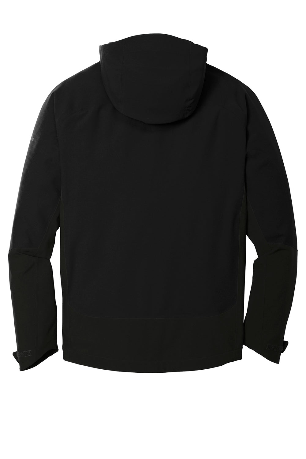 Eddie Bauer EB558 Mens WeatherEdge Waterproof Full Zip Hooded Jacket Black Flat Back