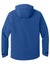 Eddie Bauer EB560 Mens WeatherEdge Plus Waterproof Full Zip Hooded Jacket Cobalt Blue Flat Back