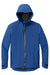 Eddie Bauer EB560 Mens WeatherEdge Plus Waterproof Full Zip Hooded Jacket Cobalt Blue Flat Front