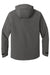 Eddie Bauer EB560 Mens WeatherEdge Plus Waterproof Full Zip Hooded Jacket Iron Gate Grey Flat Back