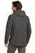 Eddie Bauer EB560 Mens WeatherEdge Plus Waterproof Full Zip Hooded Jacket Iron Gate Grey Model Back