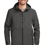 Eddie Bauer Mens WeatherEdge Plus Waterproof Full Zip Hooded Jacket - Iron Gate Grey