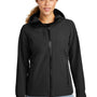 Eddie Bauer Womens WeatherEdge Plus Waterproof Full Zip Hooded Jacket - Deep Black - NEW