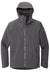 Eddie Bauer EB656 Mens WeatherEdge 3-in-1 Water Resistant Full Zip Hooded Jacket Steel Grey/Metal Grey Flat Front