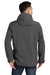 Eddie Bauer EB656 Mens WeatherEdge 3-in-1 Water Resistant Full Zip Hooded Jacket Steel Grey/Metal Grey Model Back