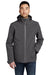 Eddie Bauer EB656 Mens WeatherEdge 3-in-1 Water Resistant Full Zip Hooded Jacket Steel Grey/Metal Grey Model Front