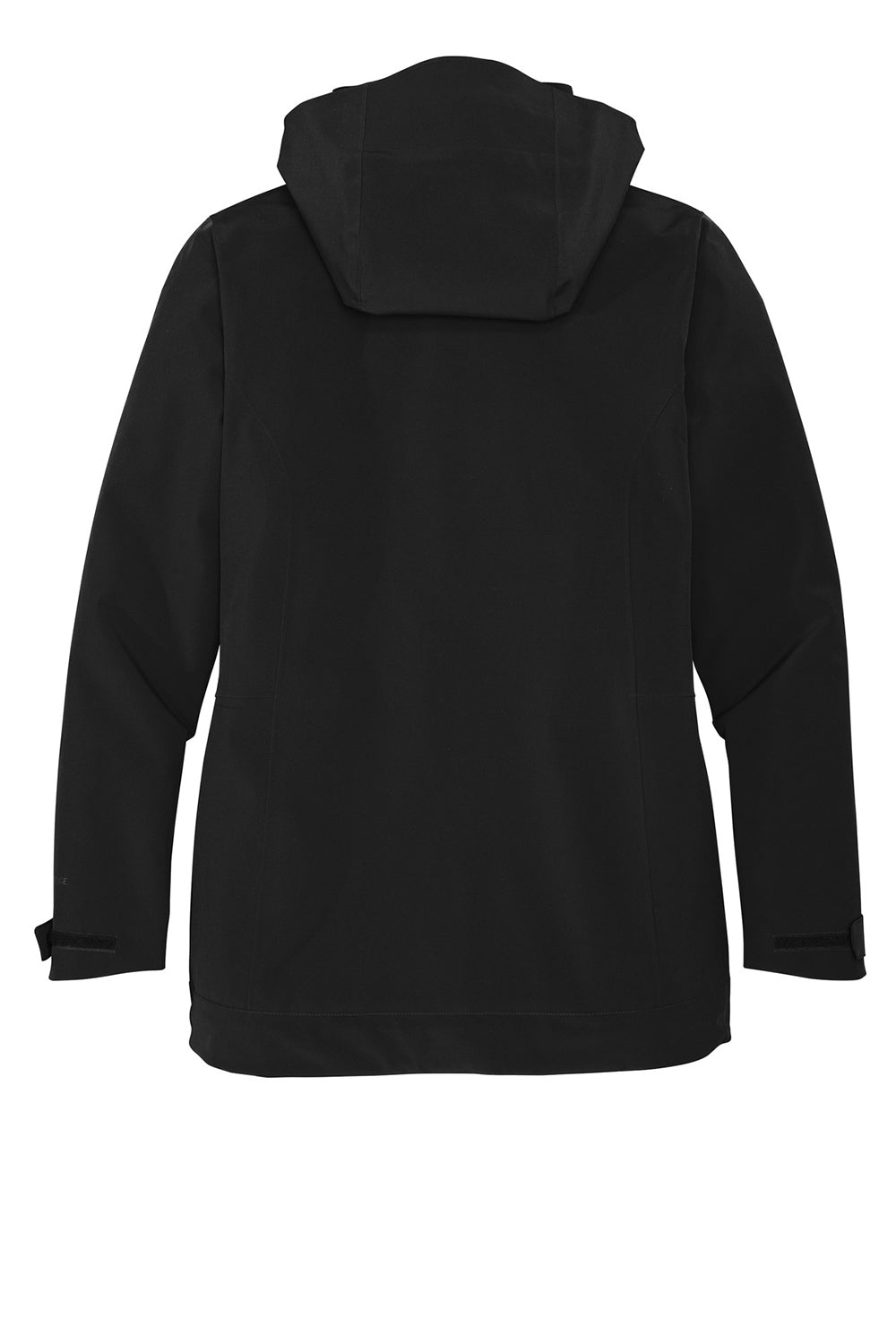 Eddie Bauer EB657 Womens WeatherEdge 3-in-1 Water Resistant Full Zip Hooded Jacket Black/Storm Grey Flat Back