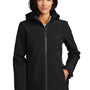 Eddie Bauer Womens WeatherEdge 3-in-1 Water Resistant Full Zip Hooded Jacket - Black/Storm Grey