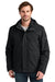 Eddie Bauer EB658 Mens WeatherEdge Ridge 3 In 1 Full Zip Jacket Black Model Front