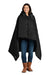 Eddie Bauer EB755 Mens Puffy Camp Poncho Black Model Front