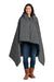 Eddie Bauer EB755 Mens Puffy Camp Poncho Metal Grey Model Front