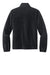 Port Authority F190 Mens Plush Fleece Full Zip Jacket Black Flat Back