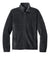 Port Authority F190 Mens Plush Fleece Full Zip Jacket Black Flat Front