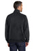 Port Authority F190 Mens Plush Fleece Full Zip Jacket Black Model Back