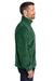 Port Authority F190 Mens Plush Fleece Full Zip Jacket Dark Green Model Side
