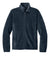 Port Authority F190 Mens Plush Fleece Full Zip Jacket Night Navy Blue Flat Front