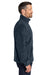 Port Authority F190 Mens Plush Fleece Full Zip Jacket Night Navy Blue Model Side