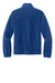 Port Authority F190 Mens Plush Fleece Full Zip Jacket Royal Blue Flat Back