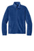Port Authority F190 Mens Plush Fleece Full Zip Jacket Royal Blue Flat Front