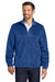 Port Authority F190 Mens Plush Fleece Full Zip Jacket Royal Blue Model Front