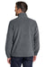 Port Authority F190 Mens Plush Fleece Full Zip Jacket Heather Storm Grey Model Back