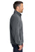 Port Authority F190 Mens Plush Fleece Full Zip Jacket Heather Storm Grey Model Side