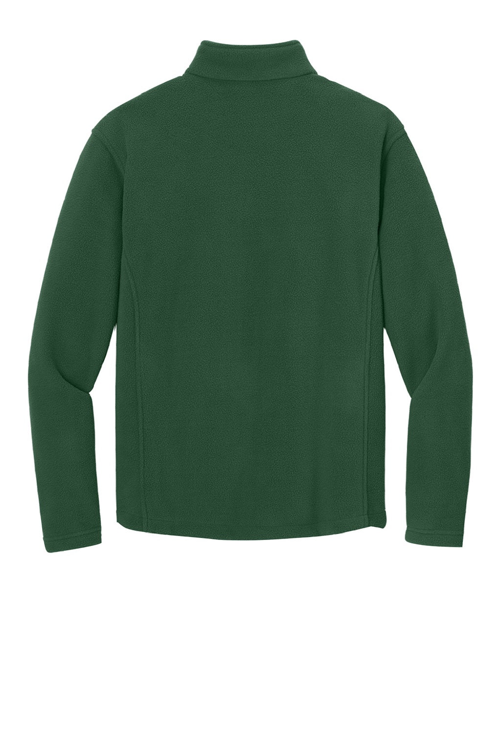 Port Authority F217 Mens Full Zip Fleece Jacket Forest Green Flat Back