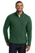 Port Authority F217 Mens Full Zip Fleece Jacket Forest Green Model Front
