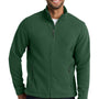 Port Authority Mens Full Zip Fleece Jacket - Forest Green