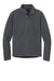 Port Authority F217 Mens Full Zip Fleece Jacket Iron Grey Flat Front