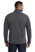Port Authority F217 Mens Full Zip Fleece Jacket Iron Grey Model Back