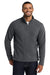 Port Authority F217 Mens Full Zip Fleece Jacket Iron Grey Model Front