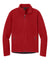 Port Authority F217 Mens Full Zip Fleece Jacket True Red Flat Front