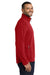 Port Authority F217 Mens Full Zip Fleece Jacket True Red Model Side