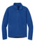 Port Authority F217 Mens Full Zip Fleece Jacket True Royal Blue Flat Front